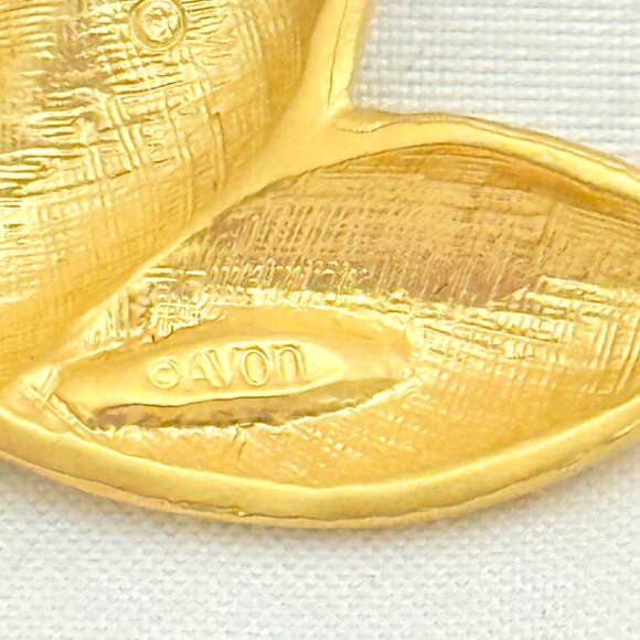 Vintage Avon Bowling Ball w/Pins Brooch Signed - Picture 3 of 3